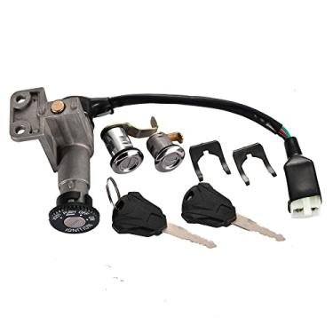Imagem de Conjunto de chaves de ignição GOOFIT para Scooter chinês GY6 49cc 50cc Chinês Moped Jonway 50QT-21