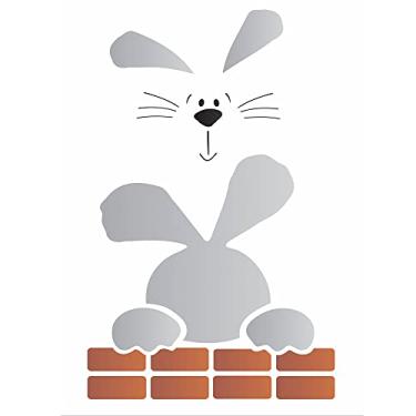 Imagem de Stencil de Acetato para Pintura OPA Simples 15 x 20 cm - 1903 Coelho no Muro