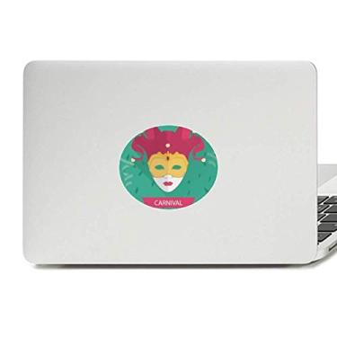 Imagem de Adesivo de vinil bonito com emblema de vinil Feliz Carnaval de Veneza para laptop
