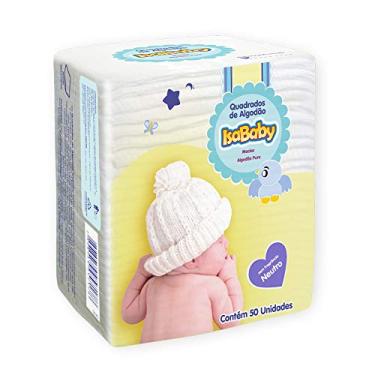 Imagem de ISABABY Algodão Quadrado Isababy 50 Unidades