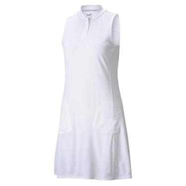 Imagem de PUMA Vestido feminino Farley, Branco brilhante, G