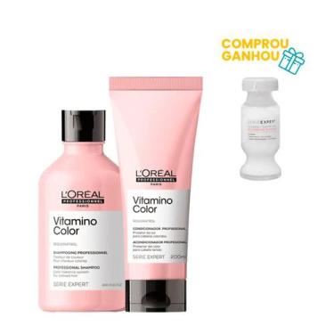 Imagem de Kit Vitamino Color Shampoo 300ml E Condicionador 200ml - L'oréal Profe