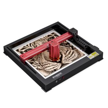 Imagem de CIADAZ A6Pro 6W Gravador a laser 600mm/s Módulo Laser com foco automático 370x310mm Área de gravação Expansível instalação Máquina de corte gravação trabalho offline Madeira Metal Acrílico Artesanato