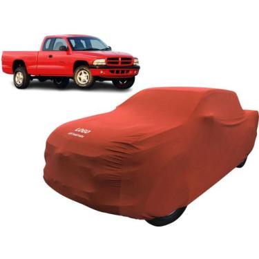 Imagem de Capa De Tecido Sob Medida Camionete Dodge Dakota - Mz, Vermelha