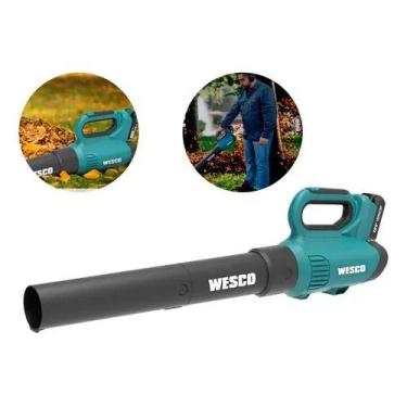Imagem de Soprador de folhas 18v sem bateria wesco ws8517.9