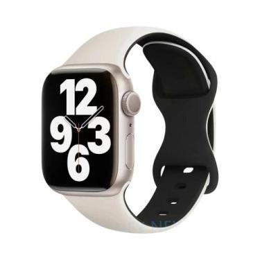 Imagem de Pulseira De Silicone De 45mm 44mm 40mm 41mm 49mm 38mm 42mm Para Apple 