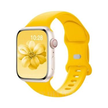 Imagem de Pulseira De Silicone De 45mm 44mm 40mm 41mm 49mm 38mm 42mm Para Apple 