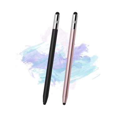 Imagem de Caneta para tablet AMZ 3 em 1 para Fire Max 11 Stylus, Fire HD 10, caneta Stylus Fire Tablet, Stylus para tablets com tela sensível ao toque (3 em 1 preto + ouro rosa)