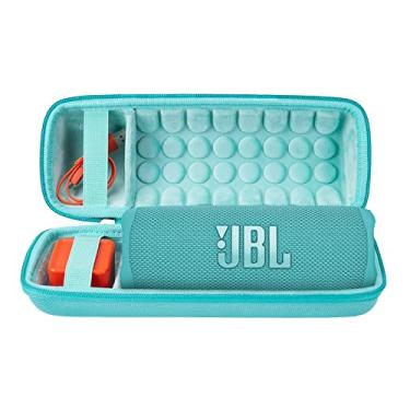 Imagem de khanka Capa de viagem rígida de substituição para JBL Flip 7/Flip 6 alto-falante Bluetooth portátil à prova d'água (verde)