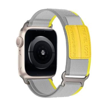 Imagem de Pulseira Nylon Loop Trilha Compatível Com Apple Watch - Baú do Viking,