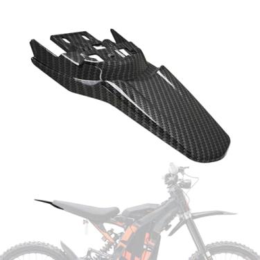 Imagem de IUVWISN Para-Lama Traseiro De Motocicleta Para Surron Sur Ron Light Bee X/S Segway X260 X160, Bicicleta Elétrica Trilha, Textura Fibra Carbono, Material Pp