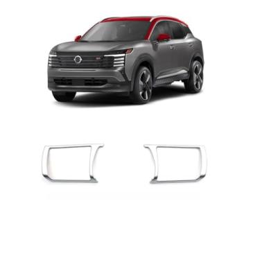 Imagem de TENWIND Tampa da moldura do painel do painel do console central do carro compatível com acessórios Nissan Kicks 2025+ (prata)