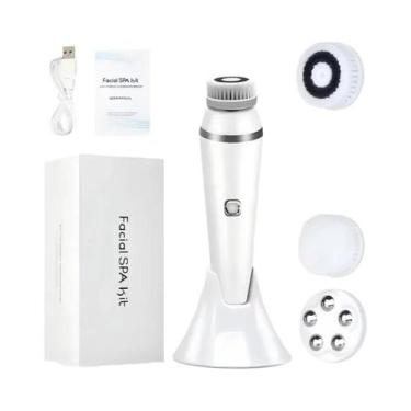 Imagem de Escova De Limpeza Facial Elétrica 4 Em 1 À Prova d'Água IPX7 Massagead