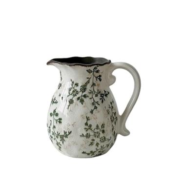 Imagem de Vaso de flores para plantas, decoração de casa, forma de chaleira retrô, arranjo de cerâmica, sala de estar, arranjo de flores hidropônico, decoração de plantas, suporte de recipiente de flores