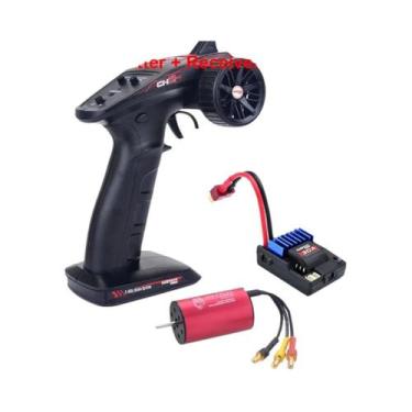 Imagem de Transmissor De Carro RC 2.4G À Prova d'Água Com Receptor E Conjunto Co