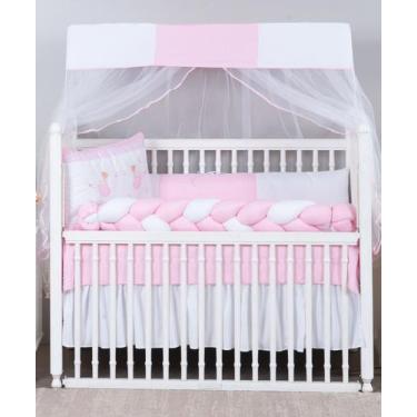 Imagem de kit de berço americano 403 bailarina 9 peças modelo meia trança - BEKA