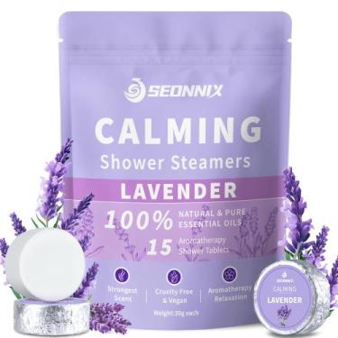 Imagem de Vaporizadores de banho SEONNIX Aromatherapy Lavender, pacote com 15
