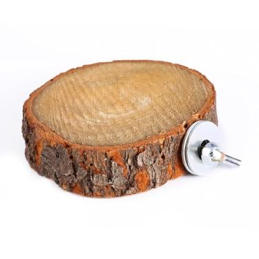 Imagem de YOUTHINK Brinquedo para Mastigar Pássaros de Madeira Plataforma de Playground para Pássaros de Madeira, Suporte de para Periquito e Calopsita, Fácil de Instalar e Poleiro Seguro para , Brinquedo Ideal para Mastigar e Descansar para