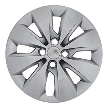 Imagem de Calota Aro Grid 15 Modelo Saveiro 17/18 Prata Cubo Padrao Fixacao Parafuso Grid 248Cpptau.