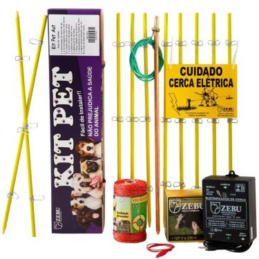 Imagem de Kit Pet Cerca Eletrica 220V Zebu Automático 39390