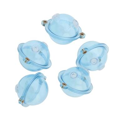 Imagem de OriGlam 5 peças boias giratórias fundidas para pesca, boias giratórias, bolas de água de plástico preenchíveis para pesca em águas superiores (4 cm)