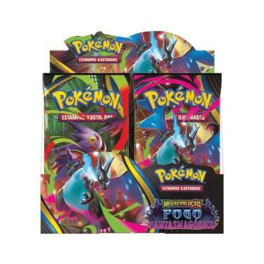 Imagem de Pokémon Box com 36 Boosters Fogo Fantasmagórico Copag