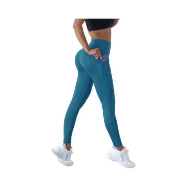 Imagem de Leggings De Yoga Femininas De Cintura Alta Com Controle De Barriga E B