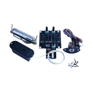 Imagem de TTETTZ Captador de Guitarra com Equalizador de 4 Bandas, Fácil Instalação, Premium, com Pré-amplificador, Controle de Volume E Captador Piezoelétrico, Bs03