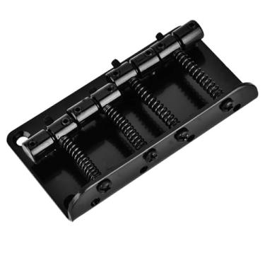 Imagem de Generic Ponte de Baixo Resistente de Metal Com Tom Premium para Baixo Elétrico de 4 Cordas, 3 Opções de Cores, Fácil Montagem para Músicos (Preto)