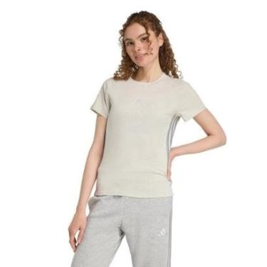 Imagem de Camiseta Adidas Slim com Três Listras Holiday Feminina-Feminino