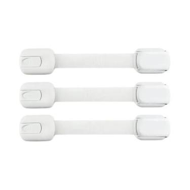 Imagem de Travas De Segurança Para Bebês, Fechos Adesivos Para Armários E Gaveta