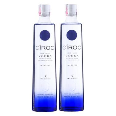 Imagem de Kit Vodka Ciroc Original 750ml 2 unidades