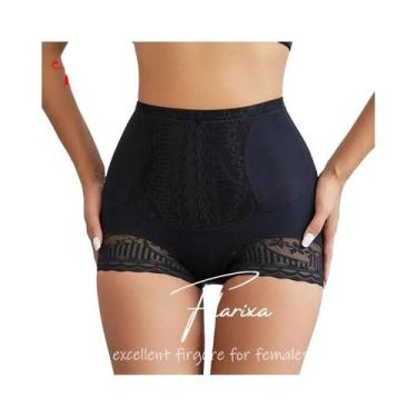 Imagem de Shorts de Controle de Barriga com Renda - Cintura Alta para Emagrecime