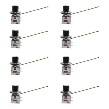 Imagem de Kit 8 Termostatos 50 A 300 ºc 30 a Sem Bucha Fornos Fritadeiras - Arma