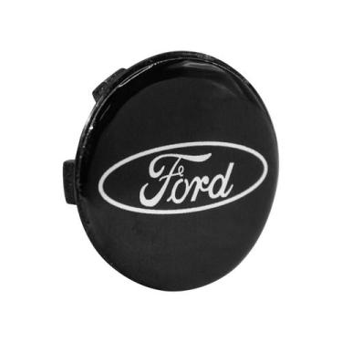 Imagem de Calota Meio Roda Porta Logo Binno 56mm Emblema Resinado - DCAPS