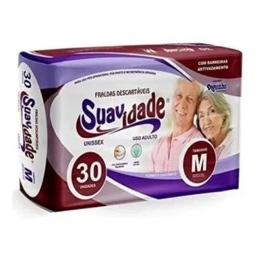 Imagem de Fraldas para adultos descartáveis Suavidade Fraldas Descartá - Congrat