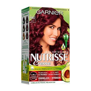 Imagem de Coloração Nutrisse Creme Coloríssimo 6660 Rouge - Garnier, Garnier, Cor 6660/Rouge