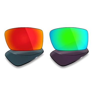 Imagem de 2 pares de lentes polarizadas de substituição da Mryok para óculos de sol Oakley X Squared – Opções