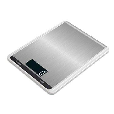 Imagem de balanças de cozinha digitais para alimentos, balanças para alimentos de aço inoxidável, tara retroiluminada com lcd, balanças elétricas para medir