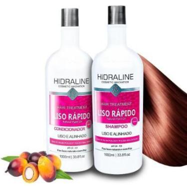 Imagem de Hidraline - Hair Treatment Liso Rápido Shampoo + Cond. 1L