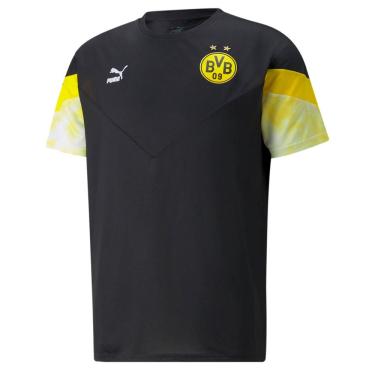 Imagem de Camiseta Puma bvb Iconic mcs Football Masculino - Preto e Amarelo