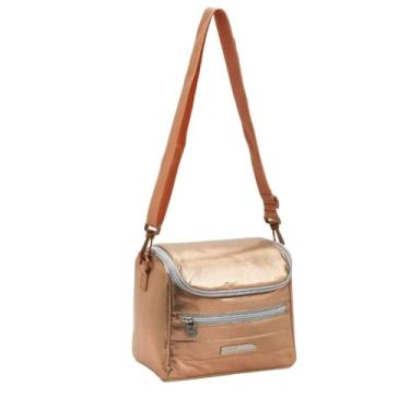 Imagem de Lancheira Térmica Escolar Juvenil Metalizado Na Cor Dourada