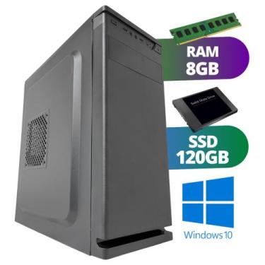 Imagem de Computador PC Intel Core i3, 8GB Ram, SSD 120GB + Windows10 - FastBios