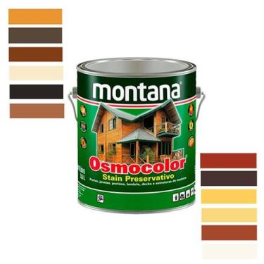 Imagem de Stain Osmocolor Madeira Pronto Uso Várias Cores 3,6lt - MONTANA, MOGNO