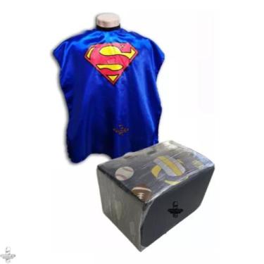 Imagem de Kit Capa Para Corte Infantil Super Heróis + Assento de Elevação - Barb