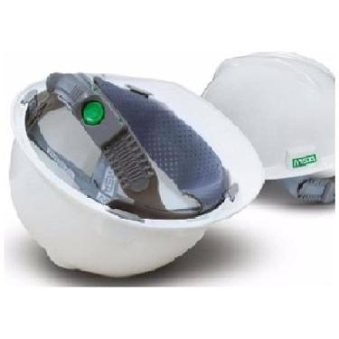 Imagem de Capacete De Segurança Epi V-gard Msa Jugular + Push Key