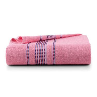 Imagem de Toalha Banhão Grossa 100% Algodão 1,50m X 0,80m - Camaria, Rosa