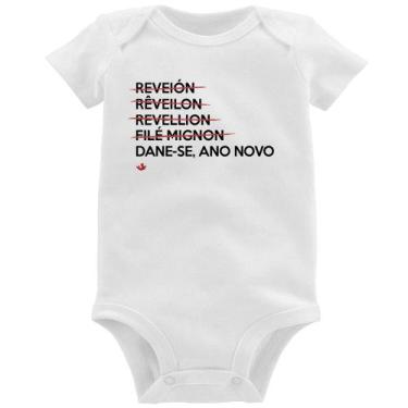 Imagem de Body Bebê Dane-se, ano novo - Foca na Moda, Branco, P