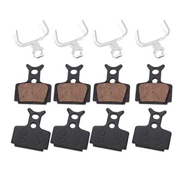 Imagem de BIKEIN Bicicleta Bicicleta Disco Brake Pads Quiet Braking Resin Material Fórmula compatível R1 R1R RO RX T1 O Mega O One The One FR CR3 C1 4 Pairs Pack