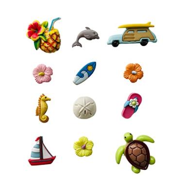 Imagem de Simply Charmed Pingentes de taça de vinho de praia, Plástico, Sem Pedra Preciosa